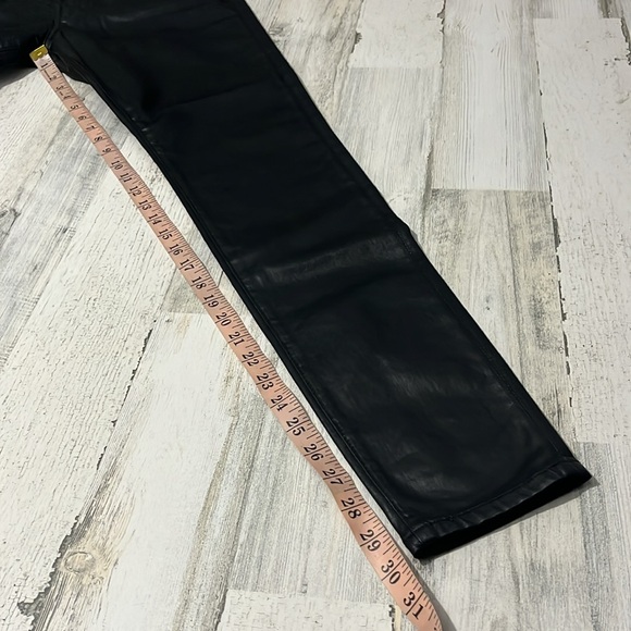 AG Adriano Goldschmied Farrah High Rise Skinny Faux Leather Pants Size 29 NWT - Picture 15 of 16